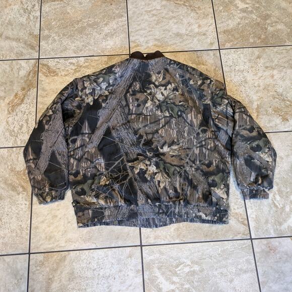 Gander Mountain Mens 2XL Jacket Hunting Mossy Oak Camo Lined Winter Coat Quilted - Picture 11 of 13